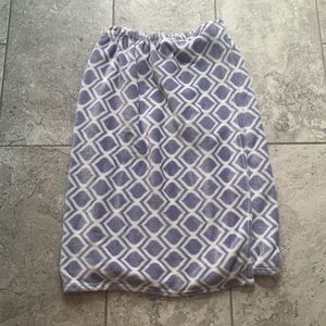 Soft velvet bath wrap